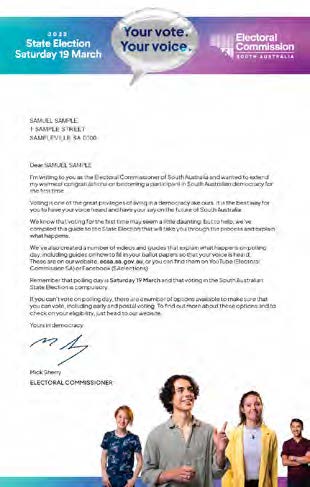 Youth enrolment direct mail